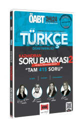 Yargı Yayınları 2024 ÖABT Türkçe Öğretmenliği Kazandıran Soru Bankası 
