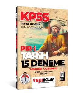 Yediiklim Yayınları KPSS Genel Kültür Tüm Adaylar İçin Pir-1 Tarih Tam