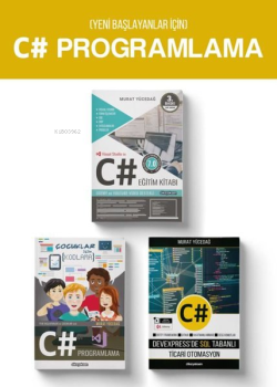 Yeni Başlayanlar için C# Programlama (3 Kitap Takım) - Murat Yücedağ |