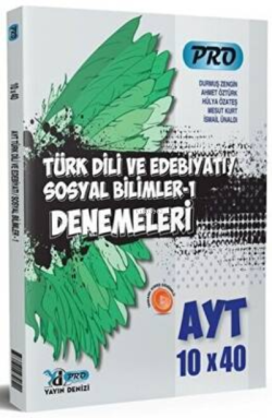 Yks Ayt Pro Deneme Edebiyat Sosyal Bilm 1 - 2023