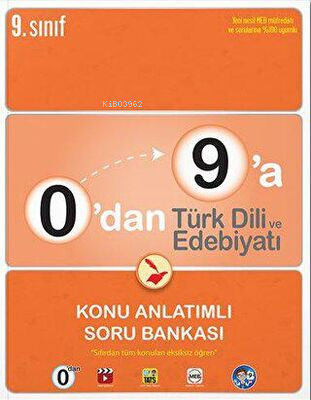 0`dan 9`a Türk Dili ve Edebiyatı Konu Anlatımlı Soru Bankası - Kolekti