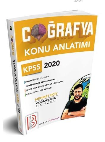 2020 KPSS Coğrafyanın Hafızası Konu Anlatımı Benim Hocam Yayınları - K