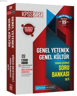 2020 KPSS Genel Yetenek Genel Kültür Tamamı Çözümlü Soru Bankası Seti 