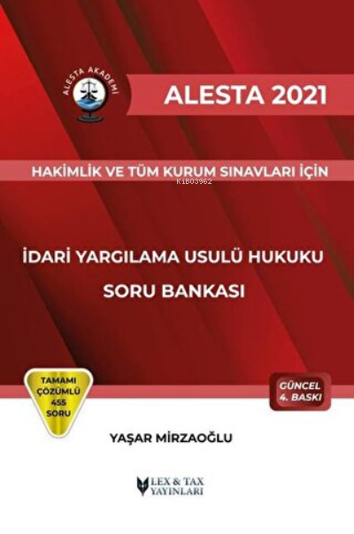 2021 Alesta İdari Yargılama Usulü Hukuku Soru Bankası - Yaşar Mirzaoğl