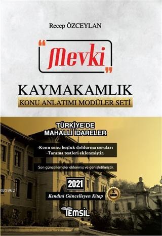 2021 Mevki Kaymakamlık Konu Anlatımı Modüler Seti - Türkiye'de Mahalli