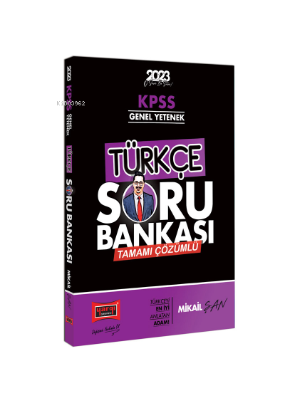 2023 KPSS Türkçe Tamamı Çözümlü Soru Bankası - Mikail Şan | Yeni ve İk