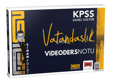 2024 KPSS Genel Kültür Vatandaşlık Video Ders Notu - Cihan Polat | Yen