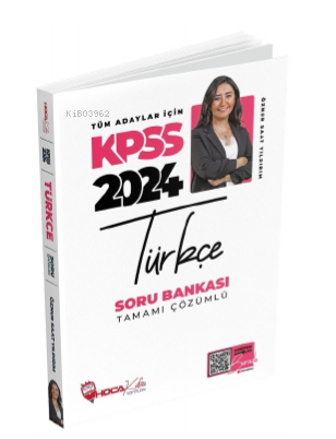 2024 KPSS Türkçe Soru Bankası Çözümlü - Öznur Saat Yıldırım | Yeni ve 