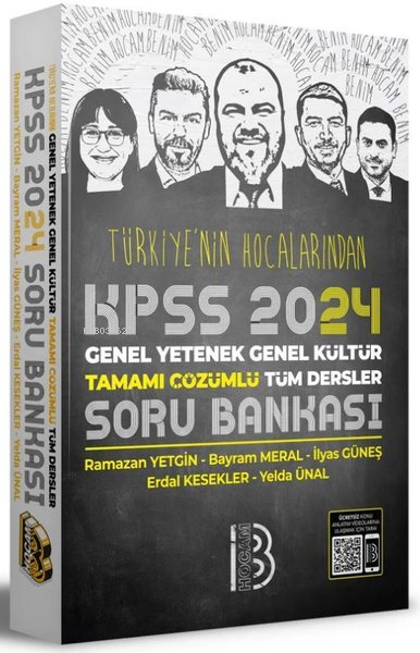 2024 KPSS Türkiye'nin Hocalarından Tüm Dersler Tamamı Çözümlü Soru Ban