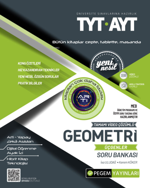 2024 TYT-AYT Geometri Üçgenler Soru Bankası - Kolektif | Yeni ve İkinc