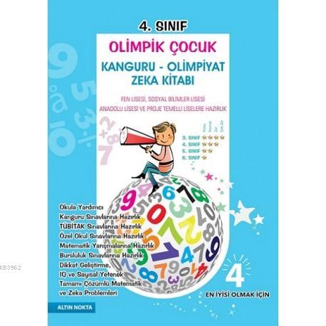 4. Sınıf Olimpik Çocuk Bilsem Kanguru Olimpiyat Zeka Kitabı - Kolektif