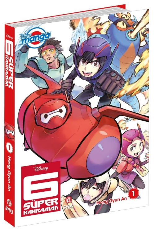 6 Süper Kahraman -Vol 1;Disney Manga - Hong Gyun An | Yeni ve İkinci E
