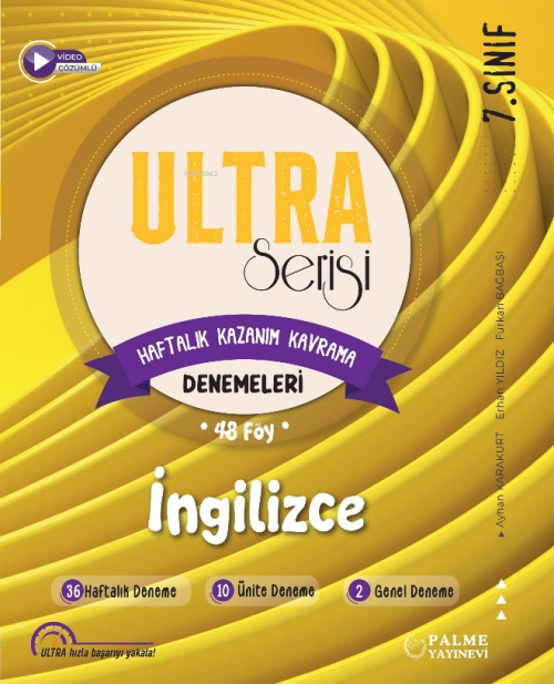 7. Sınıf Ultra Serisi İngilizce Deneme Kitabı (48 Föy) - Erhan Yıldız 