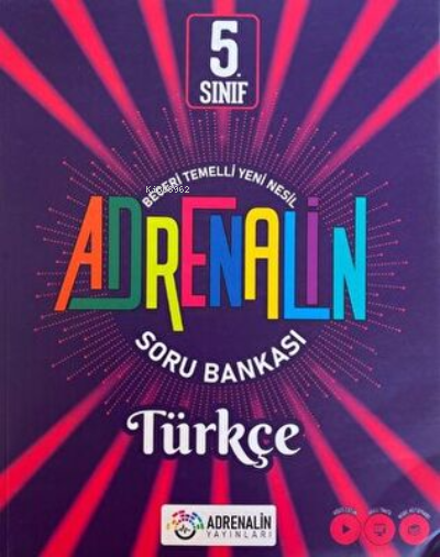 Adrenalin Yayınları 5.Sınıf Türkçe Soru Bankası - Kolektif | Yeni ve İ
