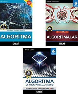 Algoritma Eğitim Seti (3 Kitap Takım) - Kolektif- | Yeni ve İkinci El 