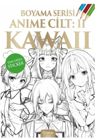 Anime Boyama Cilt II: Kawaii - Kolektif | Yeni ve İkinci El Ucuz Kitab