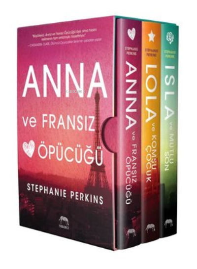 Anna-Lola-Isla Kutu Seti (3 Kitap Takım) - Stephanie Perkins | Yeni ve