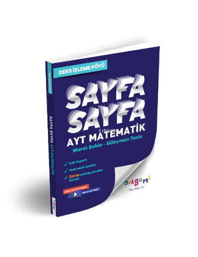 Ayt Matematik Sayfa Sayfa Ders İşleme Föyü - Kolektif | Yeni ve İkinci