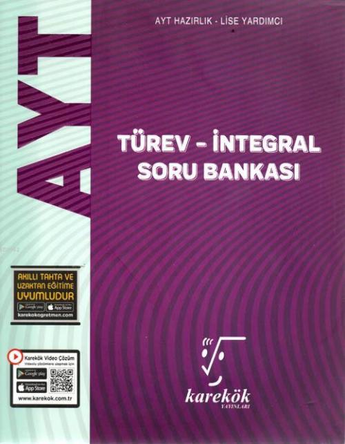 AYT Türev İntegral Soru Bankası "YENİ" - | Yeni ve İkinci El Ucuz Kita