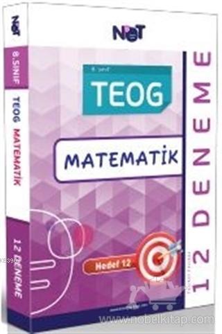 8. Sınıf TEOG 2 Matematik 12 Deneme Bi Not Yayınları - Kolektif- | Yen