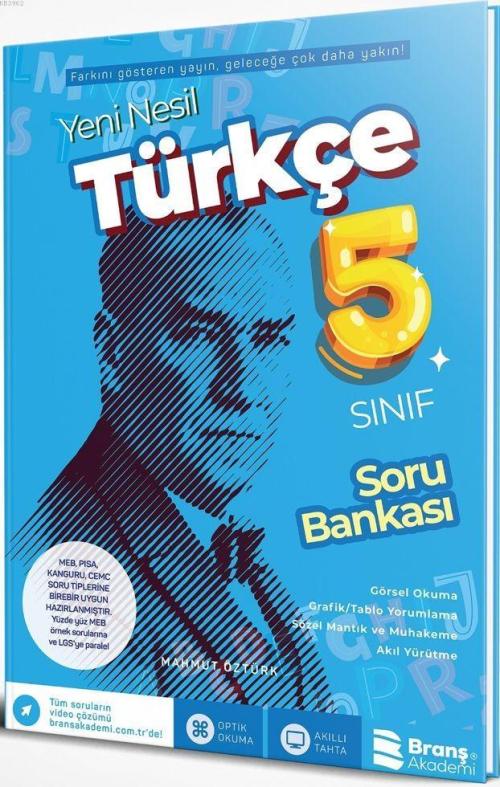 Branş Akademi Yayınları 5. Sınıf Türkçe Yeni Nesil Soru Kitabı Branş A