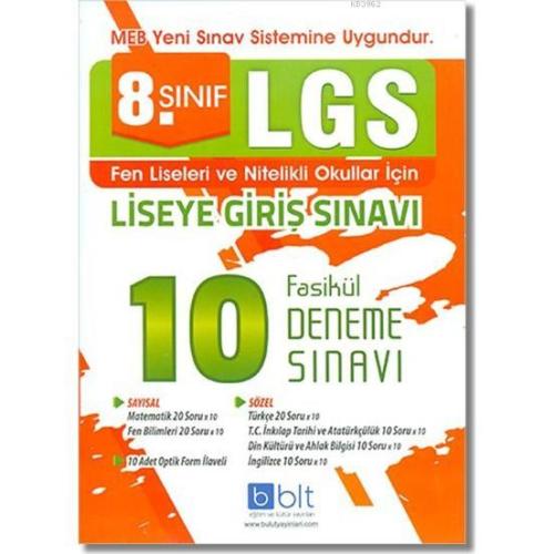 Bulut Yayınları 8. Sınıf LGS 10 Deneme Sınavı Bulut - Kolektif | Yeni 