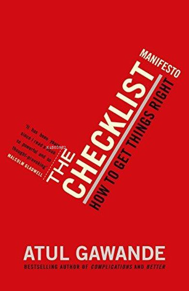 Checklist Manifesto - Atul Gawande | Yeni ve İkinci El Ucuz Kitabın Ad