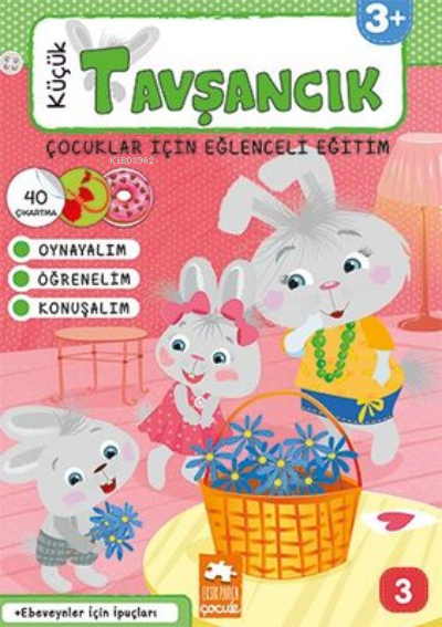 Çocuklar İçin Eğlenceli Eğitim 3 - Küçük Tavşancık 3+ - Kolektif | Yen