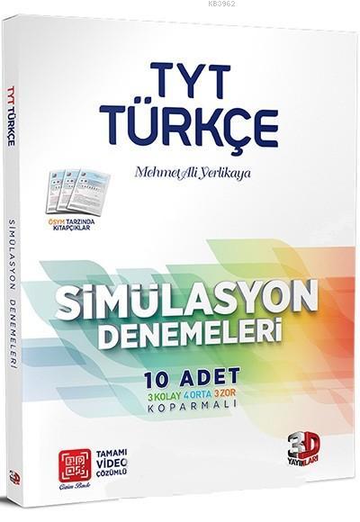 Çözüm Yayınları TYT Türkçe Tamamı Video Çözümlü Simülasyon Denemeleri 