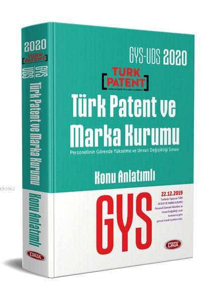 Data Yayınları 2020 GYS Türk Patent ve Marka Kurumu Konu Anlatımlı - K