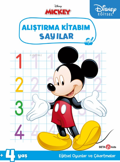 Disney Eğitsel Çıkartmalı Mickey Alıştırma Kitabım Sayılar - Gökçe Dem
