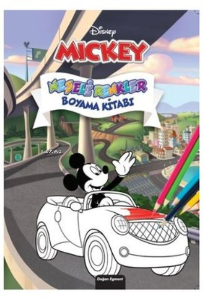 Disney Mickey Neşeli Renkler Boyama Kitabı - Kolektif | Yeni ve İkinci