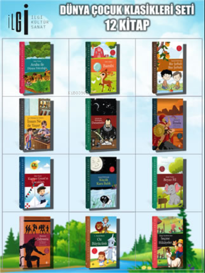 Dünya Çocuk Klasikler Seti 12 Kitap - Kolektif | Yeni ve İkinci El Ucu