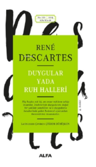 Duygular Ya Da Ruh Halleri - Rene Descartes | Yeni ve İkinci El Ucuz K