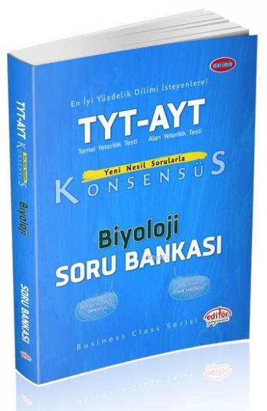 Editör Yayınları TYT AYT Biyoloji Konsensüs Soru Bankası Editör - | Ye