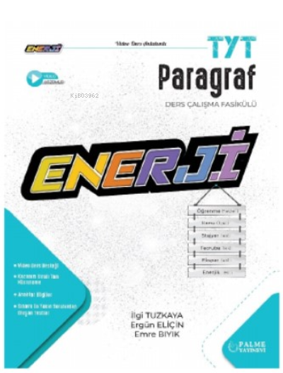 Enerji TYT Paragraf Ders Çalışma Fasikülü - İlgi Tuzkaya | Yeni ve İki