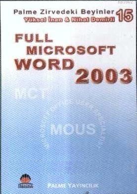 Full Microsoft Word 2003 - | Yeni ve İkinci El Ucuz Kitabın Adresi