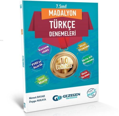 7. Sınıf Madalyon Türkçe Denemeleri 10 Deneme - Mesut Bayar | Yeni ve 