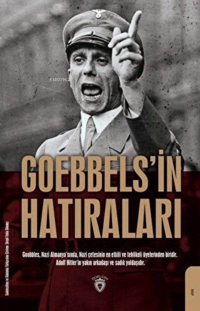 Goebbels'in Hatıraları - Joseph Goebbels | Yeni ve İkinci El Ucuz Kita