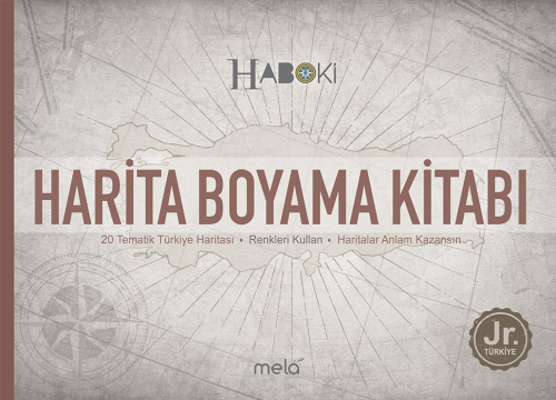 Harita Boyama Kitabı 20 Tematik Türkiye Haritası - Veli Kural | Yeni v