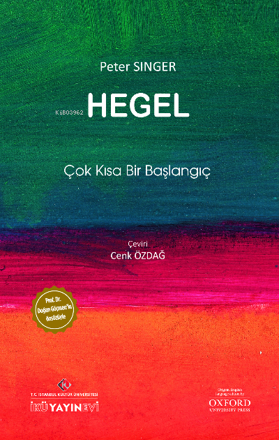 Hegel - Peter Singer | Yeni ve İkinci El Ucuz Kitabın Adresi