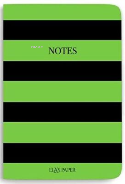 Helloween Çizgili Yeşil Notebook - Defter - | Yeni ve İkinci El Ucuz K