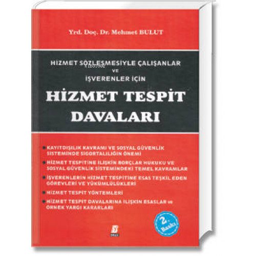Hizmet Tespit Davaları - Mehmet Bulut | Yeni ve İkinci El Ucuz Kitabın