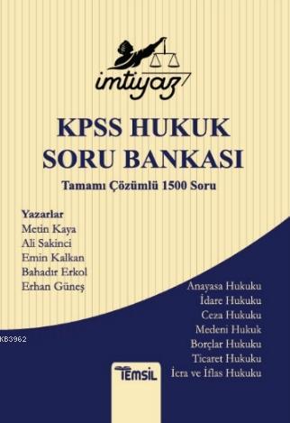 İmtiyaz KPSS Hukuk Soru Bankası - Metin Kaya | Yeni ve İkinci El Ucuz 
