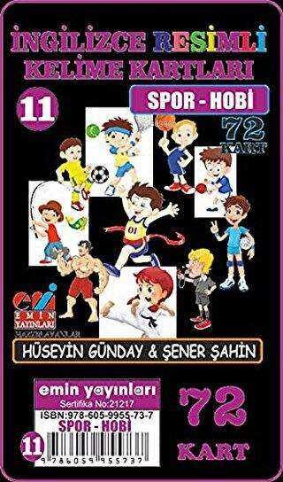 İngilizce 11.Spor-Hobi / Resimli Kelime Kartları 72-Kart - Şener Şahin