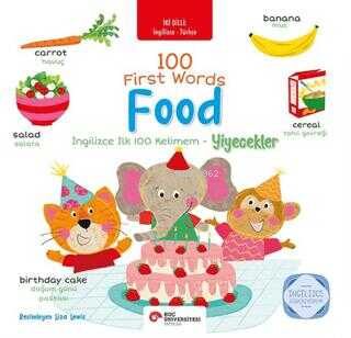 İngilizce İlk 100 Kelimem - Yiyecekler - Becky Miles | Yeni ve İkinci 