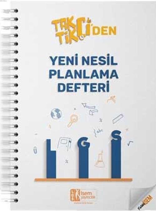 İsem Yayınları LGS Taktikçiden Yeni Nesil Planlama Defteri İsem - Kole