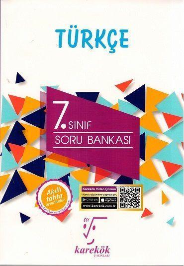 Karekök Yayınları 7. Sınıf Türkçe Soru Bankası Karekök - | Yeni ve İki