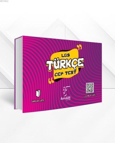 Karekök Yayınları 8. Sınıf LGS Türkçe Cep Test Karekök - | Yeni ve İki