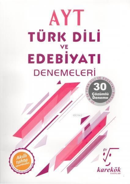 Karekök Yayınları AYT Türk Dili ve Edebiyatı Denemeleri Karekök - | Ye